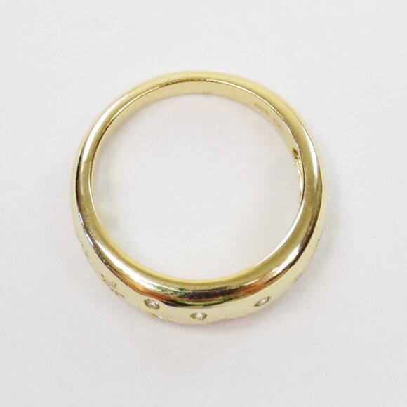 new with box! celestial dome ring band moon stars evil eye cz - Picture 3 of 7